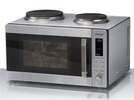 Mini backofen mit mikrowelle Kleinster mobiler Gasgrill.